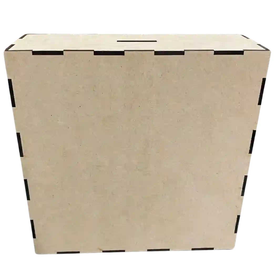 Caja alcancía MDF