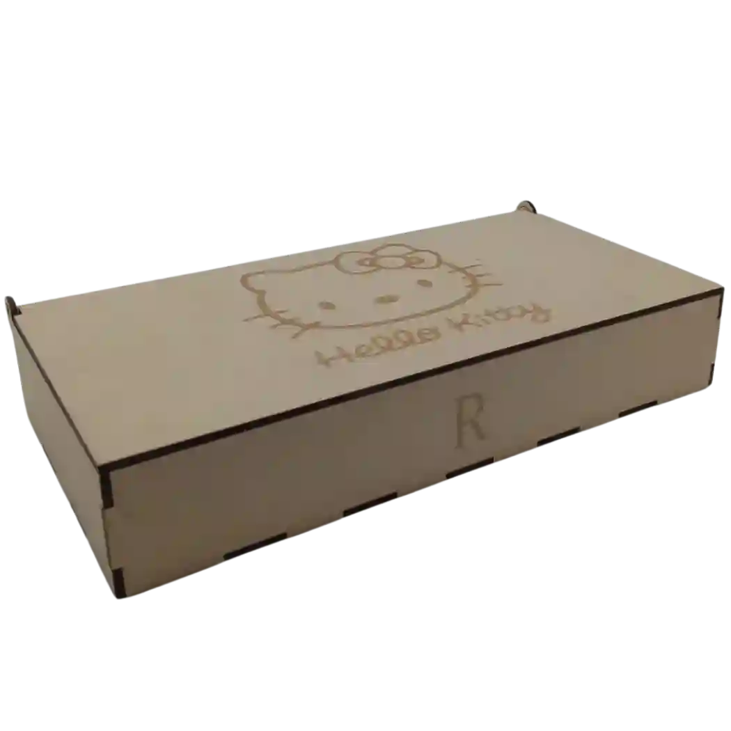Caja dulcera con bisagra